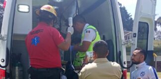 Con inmediatez, ambulancia aérea logra atención especializada a paciente desde Zacapoaxtla