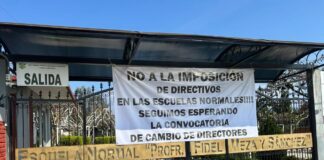 Paro magisterial frena clases en el BINE