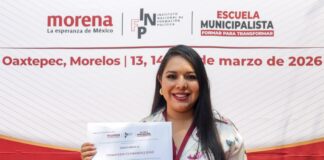 Alcaldesa de San Pedro, Tonantzin Fernández participa en la Escuela Municipalista de Morena
