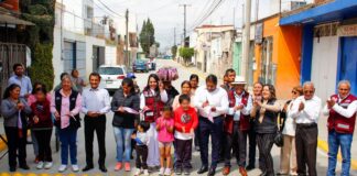 Continúa Tonantzin Fernández fortaleciendo la infraestructura vial en San Pedro Cholula