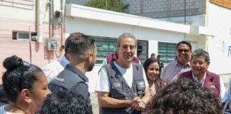 Supervisa Pepe Chedraui rehabilitación vial en San Baltazar Campeche