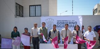 Omar Muñoz inicia reconstrucción de la calle Tlaxcala en Cuautlancingo