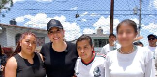 Con espacios deportivos se construye una Puebla de paz, asegura Laura Artemisa