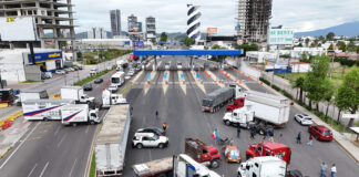Puebla amanece bajo bloqueos de transportistas