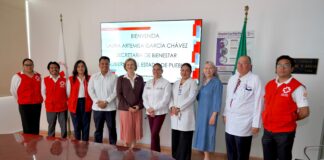 Laura Artemisa fortalece coordinación con Cruz Roja en beneficio de familias poblanas