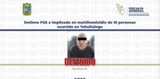 Detienen a presunto implicado en multihomicidio de Tehuitzingo
