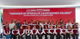 A través de calentadores solares, lleva Tonantzin Fernández bienestar a más de 10 mil cholultecas