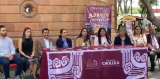 Tonantzin Fernández inaugura Módulo Turístico en el kiosco para fortalecer la actividad económica y cultural