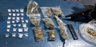 Policía Estatal detiene a hombre armado y en posesión de droga