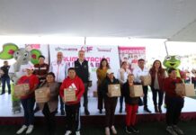 A través del DIF Puebla Capital, entrega Pepe Chedraui más de 4 mil despensas en La Resurrección