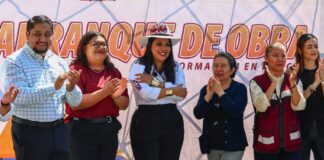 Tonantzin Fernández cumple con más acciones de obra pública en beneficio de San Pedro Cholula