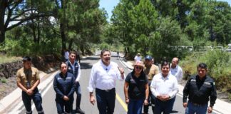 Gobierno estatal mejora camino San Nicolás- AmecaMeca
