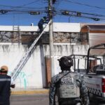Retiran SSC de San Pedro Cholula y autoridades federales y estatales 52 cámaras de videovigilancia instaladas de manera irregular