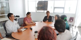 Tere Alfaro preside mesa de trabajo por adolescentes en Cuautlancingo