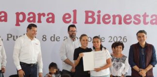 Sheinbaum visita Puebla y arremete contra el viejo modelo del Infonavit
