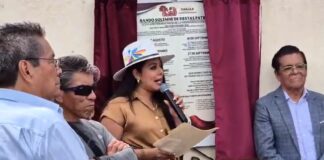 Tonantzin Fernández encabeza la develación del Bando Solemne en San Pedro Cholula