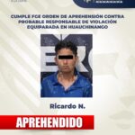 Cumple FGE orden de aprehensión contra probable responsable de violación equiparada en Huauchinango