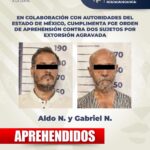 En colaboración con autoridades del Estado de México, cumplimenta FGE orden de aprehensión contra dos sujetos por extorsión agravada