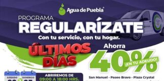Agua de Puebla busca recuperar a morosos, 40% tienen adeudos