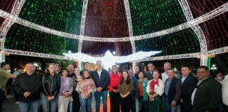 Puebla enciende el ambiente patrio con 2 mil 400 luces LED