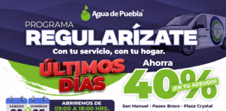 Última semana para Regularizarte con ahorro del 40% en tu adeudo de agua y 100% en recargos