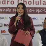 San Pedro Cholula se viste de vino: respaldo masivo a Claudia Sheinbaum y la soberanía nacional