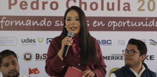 San Pedro Cholula se viste de vino: respaldo masivo a Claudia Sheinbaum y la soberanía nacional