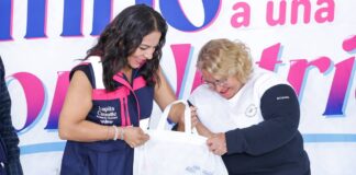 Acerca Lupita Cuautle apoyos alimentarios a más de 3 mil familias de San Andrés Cholula