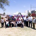Destina Lupita Cuautle obra para mejorar la seguridad de preescolar en inspectoría Concepción La Cruz