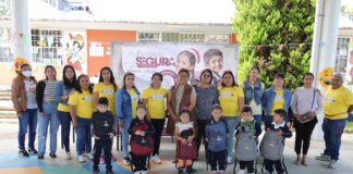 Tere Alfaro continúa entrega de apoyos de “Escuela Segura 2026”