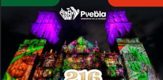 Invita Gobierno de Pepe Chedraui a disfrutar videomapping monumental por Fiestas Patrias