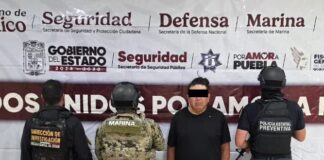 Detienen fuerzas de seguridad a masculino tras operativo en el mercado Morelos