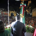 ¡Entre banderas y arengas! Omar Muñoz hace vibrar a Cuautlancingo
