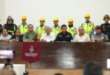Gobierno estatal mantiene operativo preventivo para proteger a familias de la Sierra Norte