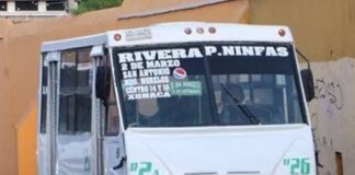 Ruta 2A con pasajeros lesionados circulaba con placas vencidas