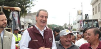 Encabeza Pepe Chedraui trabajos de rehabilitación vial en la Resurrección