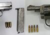 Detiene Policía Estatal a dos hombres en posesión de armas de fuego