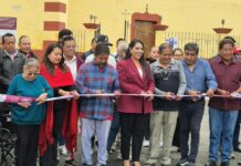 Tonantzin Fernández devuelve brillo al barrio de San Jesús Tlatempa con obras integrales