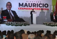 Destaca diputado Mauricio Céspedes trabajo legislativo y de gestión en su Segundo Informe de Actividades