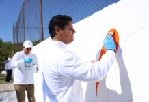 Omar Muñoz entrega parque rehabilitado en La Reserva