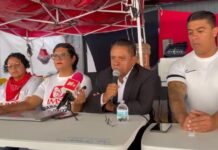 Rechazan trabajadores del IMSS aumento salarial del 8% en Puebla